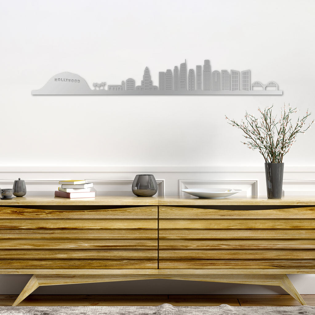 Skyline, Laser-cut in Acrylic, on a White Background