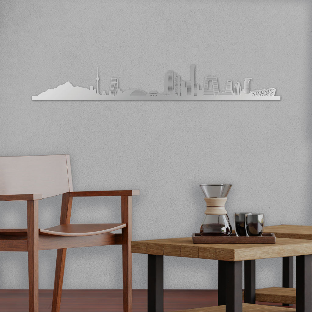  Skyline, Laser-cut in  Acrylic, on a White Background