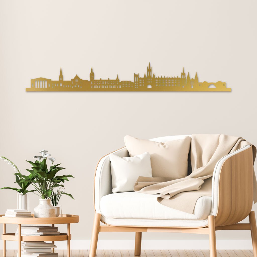 Aberdeen - Siluet City Silhouettes SkylineSGDABDSGDABDSmall - 23.6 in - 60 cmGoldNo, thank you