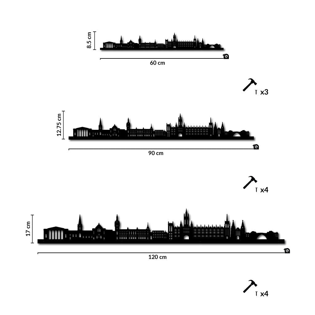 Aberdeen - Siluet City Silhouettes SkylineSGDABDSGDABDSmall - 23.6 in - 60 cmGoldNo, thank you