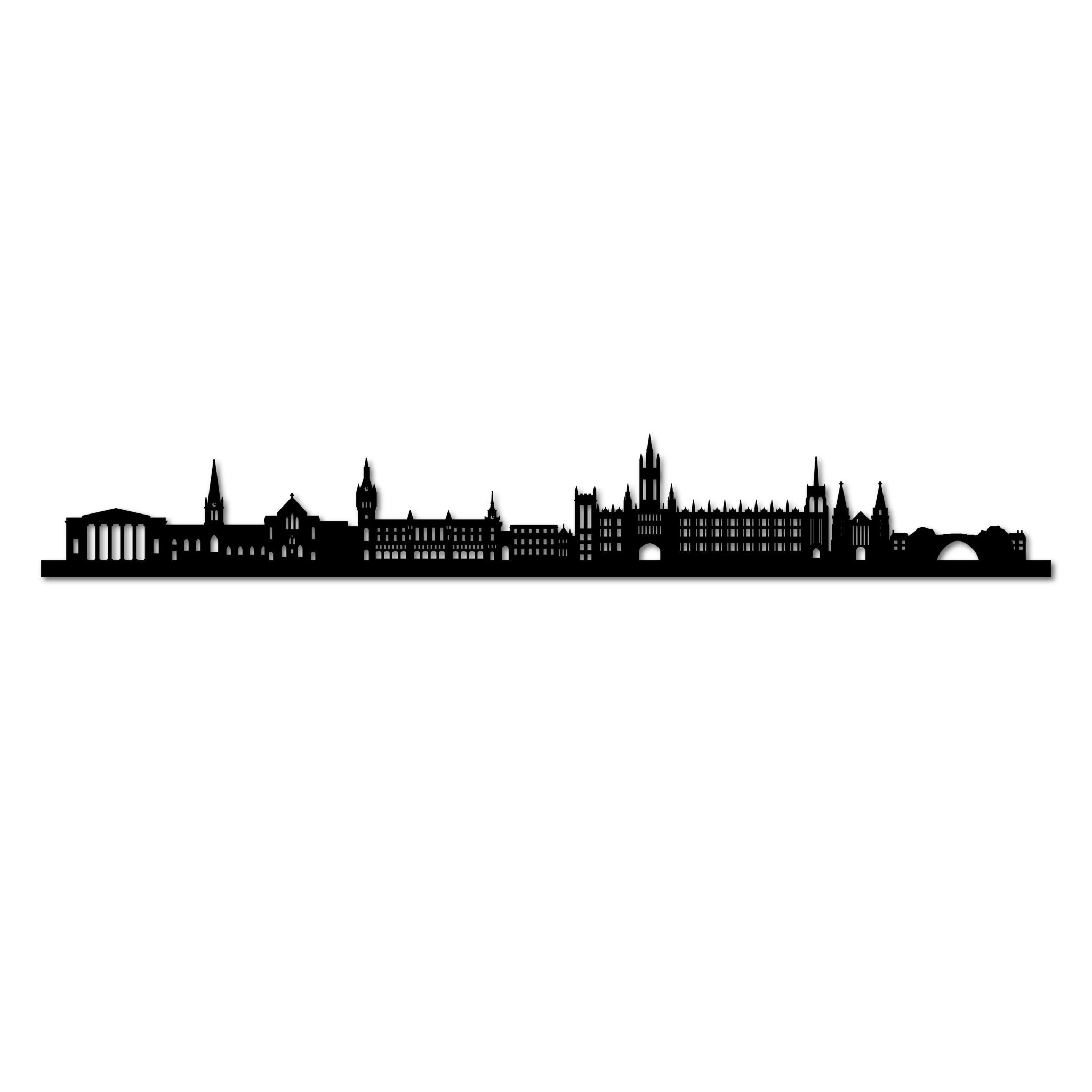 Aberdeen - Siluet City Silhouettes SkylineSMBABDSMBABDSmall - 23.6 in - 60 cmBlackNo, thank you
