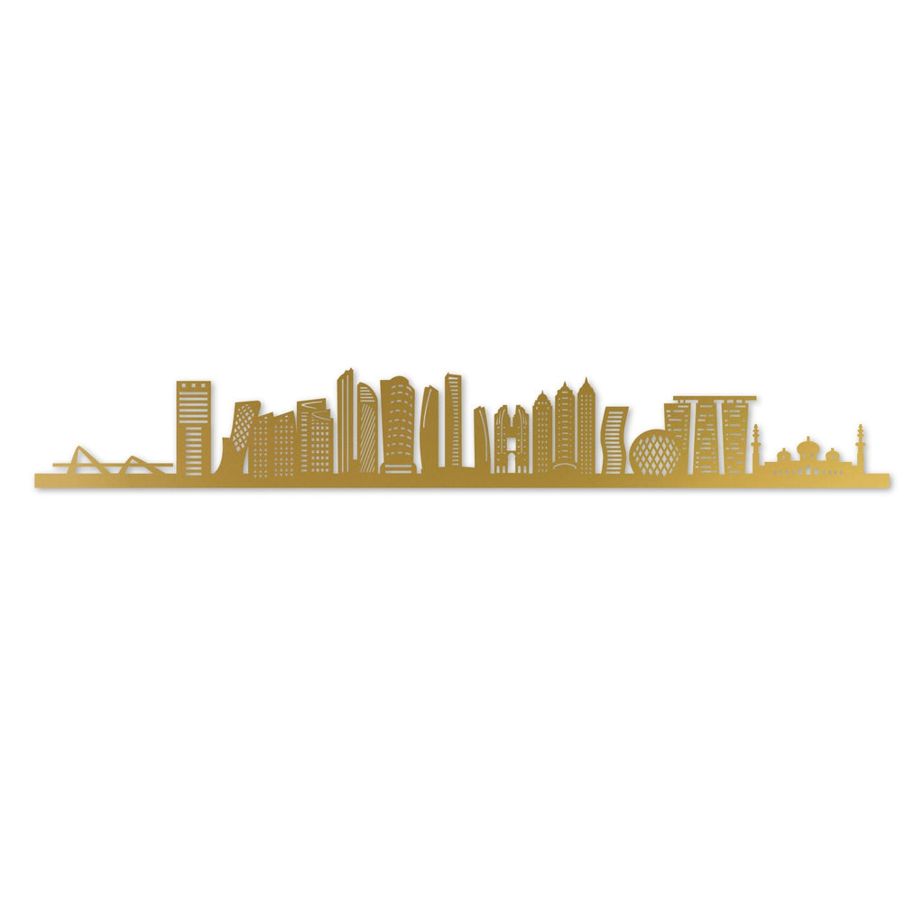 Abu Dhabi - Siluet City Silhouettes SkylineMGDABUMGDABUMedium - 35.4 in - 90 cmGoldNo, thank you