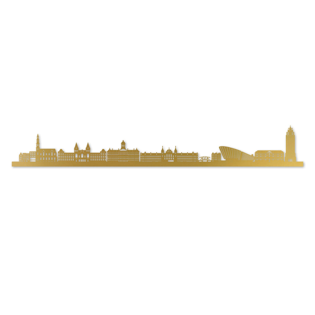 Amsterdam - Siluet City Silhouettes SkylineSGDAMS - YSGDAMS - YSmall - 23.6 in - 60 cmGoldYes, please