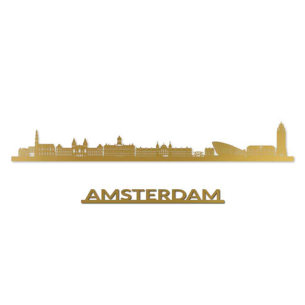 Amsterdam - Siluet City Silhouettes SkylineSGDAMS - YSGDAMS - YSmall - 23.6 in - 60 cmGoldYes, please