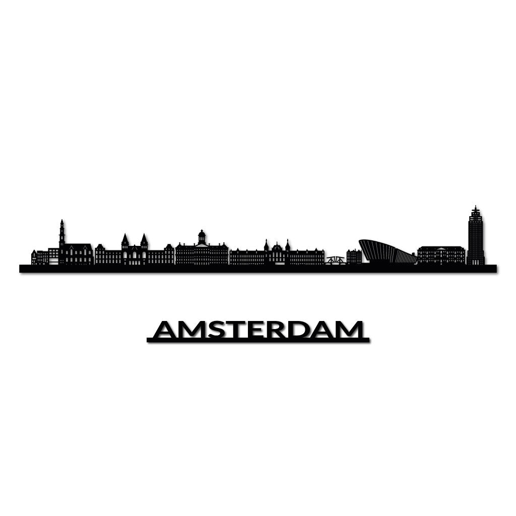 Amsterdam - Siluet City Silhouettes SkylineSMBAMS - YSMBAMS - YSmall - 23.6 in - 60 cmBlackYes, please