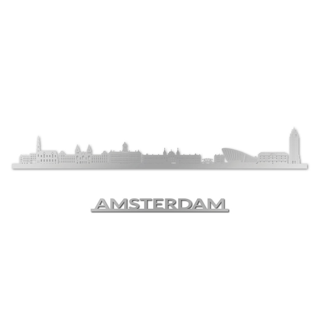 Amsterdam - Siluet City Silhouettes SkylineSSLAMS - YSSLAMS - YSmall - 23.6 in - 60 cmSilverYes, please