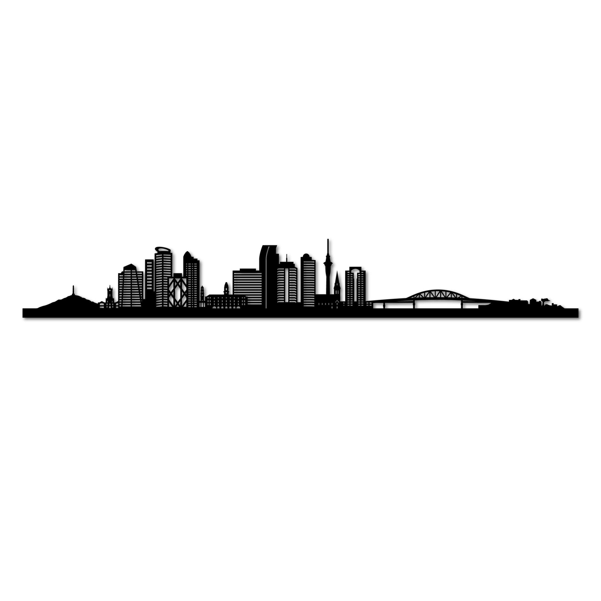 Auckland - Siluet City Silhouettes SkylineSMBAUKSMBAUKSmall - 23.6 in - 60 cmBlackNo, thank you