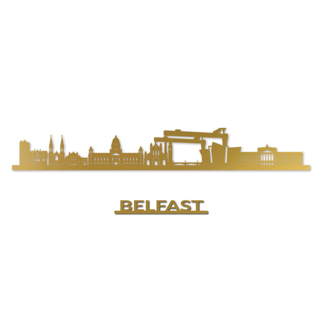 Belfast - Siluet City Silhouettes SkylineSGDBEL - YSGDBEL - YSmall - 23.6 in - 60 cmGoldYes, please