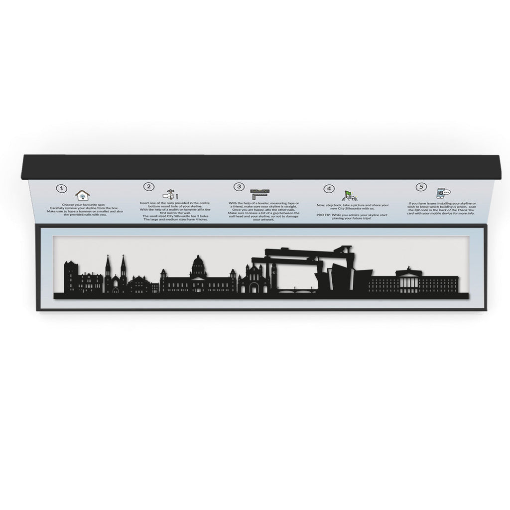 Belfast - Siluet City Silhouettes SkylineSMBBEL - YSMBBEL - YSmall - 23.6 in - 60 cmBlackYes, please