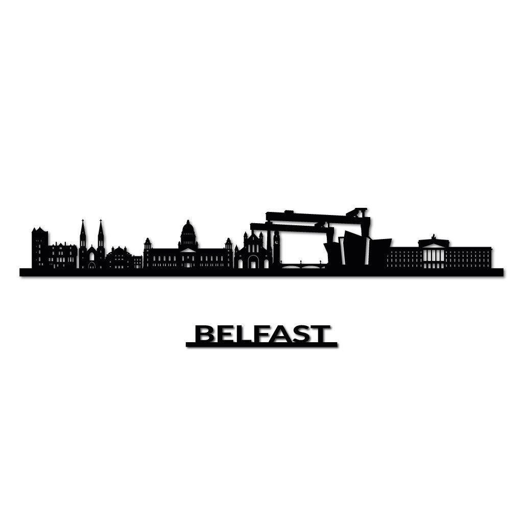 Belfast - Siluet City Silhouettes SkylineSMBBEL - YSMBBEL - YSmall - 23.6 in - 60 cmBlackYes, please