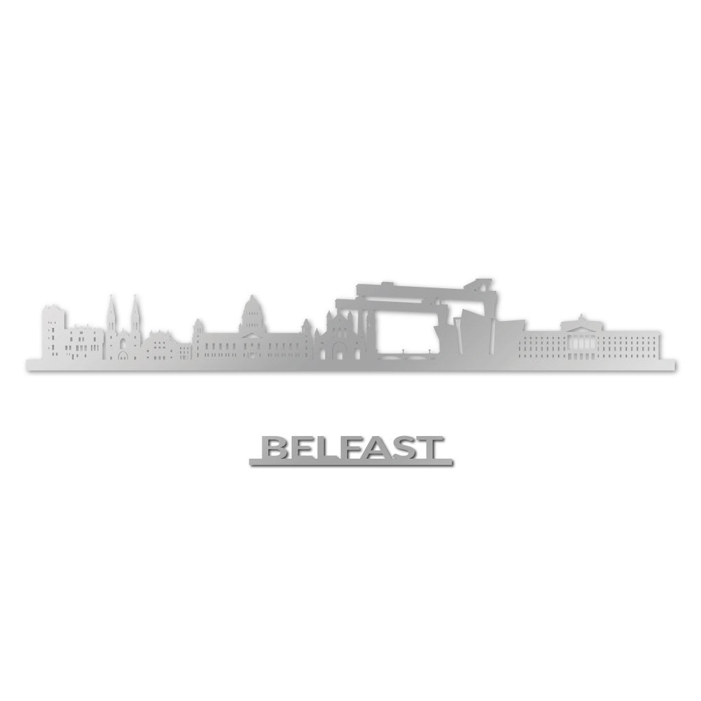 Belfast - Siluet City Silhouettes SkylineSSLBEL - YSSLBEL - YSmall - 23.6 in - 60 cmSilverYes, please
