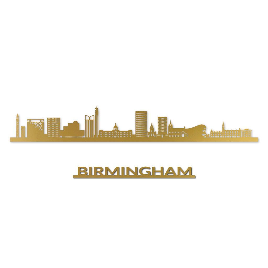 Birmingham - Siluet City Silhouettes SkylineSGDBIR - YSGDBIR - YSmall - 23.6 in - 60 cmGoldYes, please