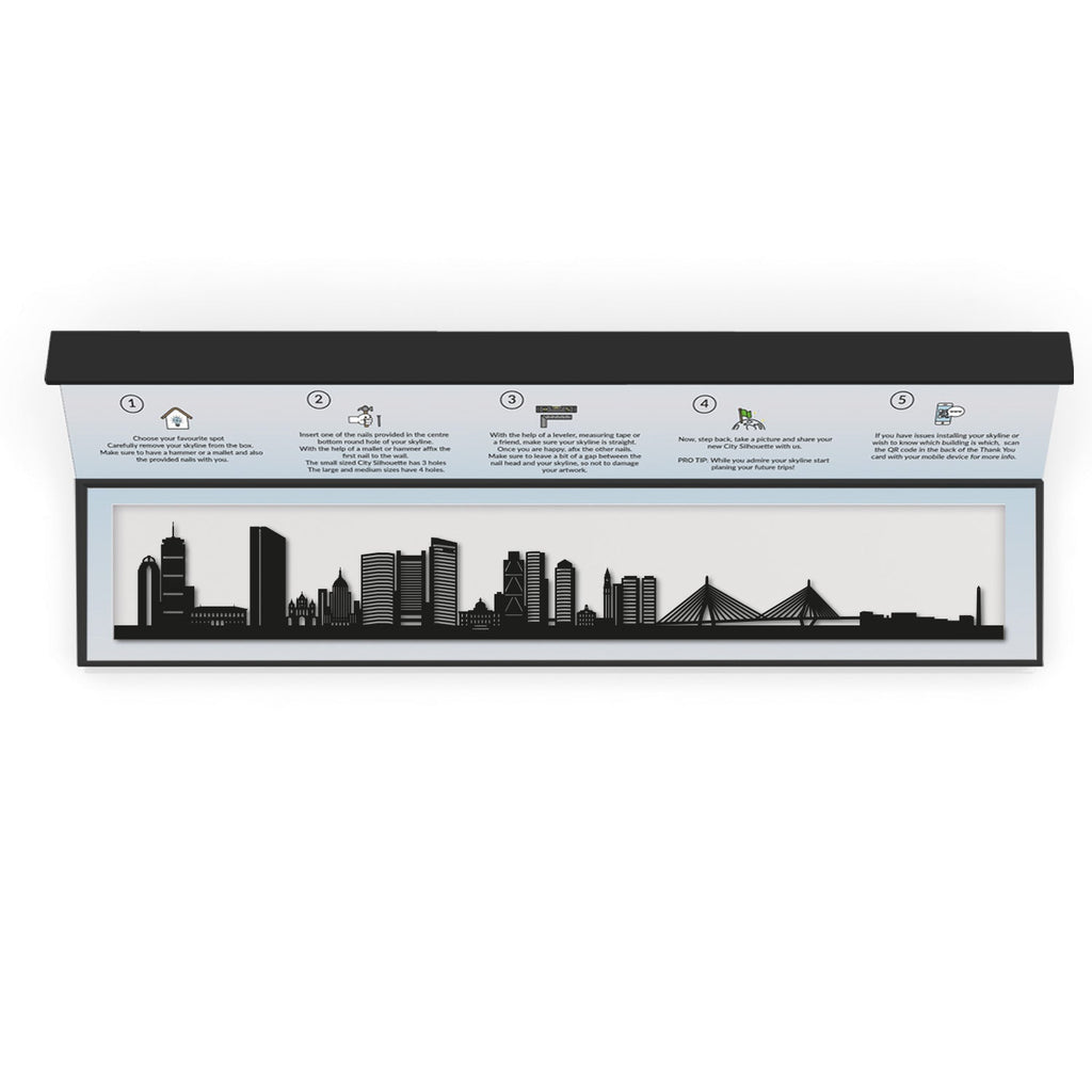 Boston - Siluet City Silhouettes SkylineSMBBOS - YSMBBOS - YSmall - 23.6 in - 60 cmBlackYes, please