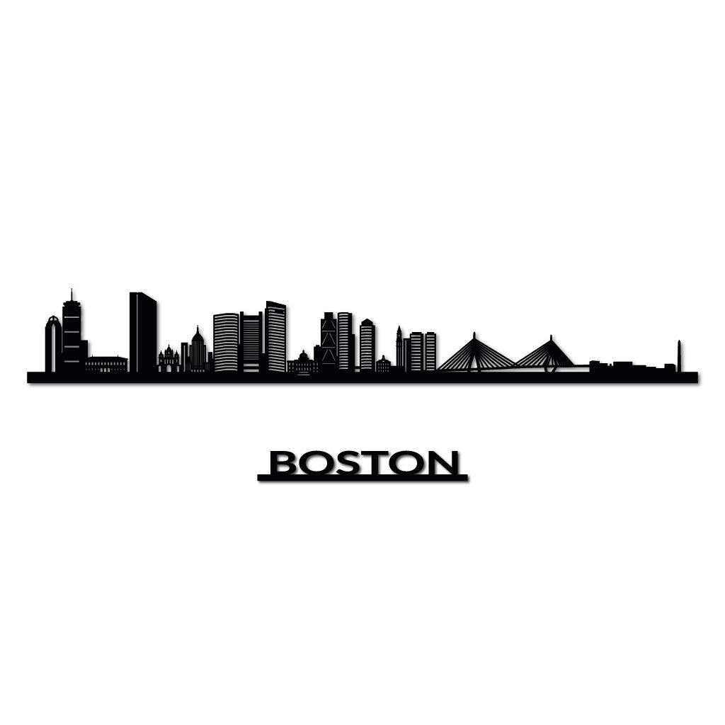 Boston - Siluet City Silhouettes SkylineSMBBOS - YSMBBOS - YSmall - 23.6 in - 60 cmBlackYes, please