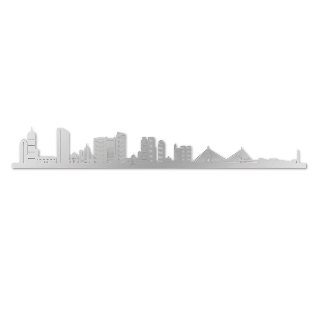 Boston - Siluet City Silhouettes SkylineSSLBOSSSLBOSSmall - 23.6 in - 60 cmSilverNo, thank you