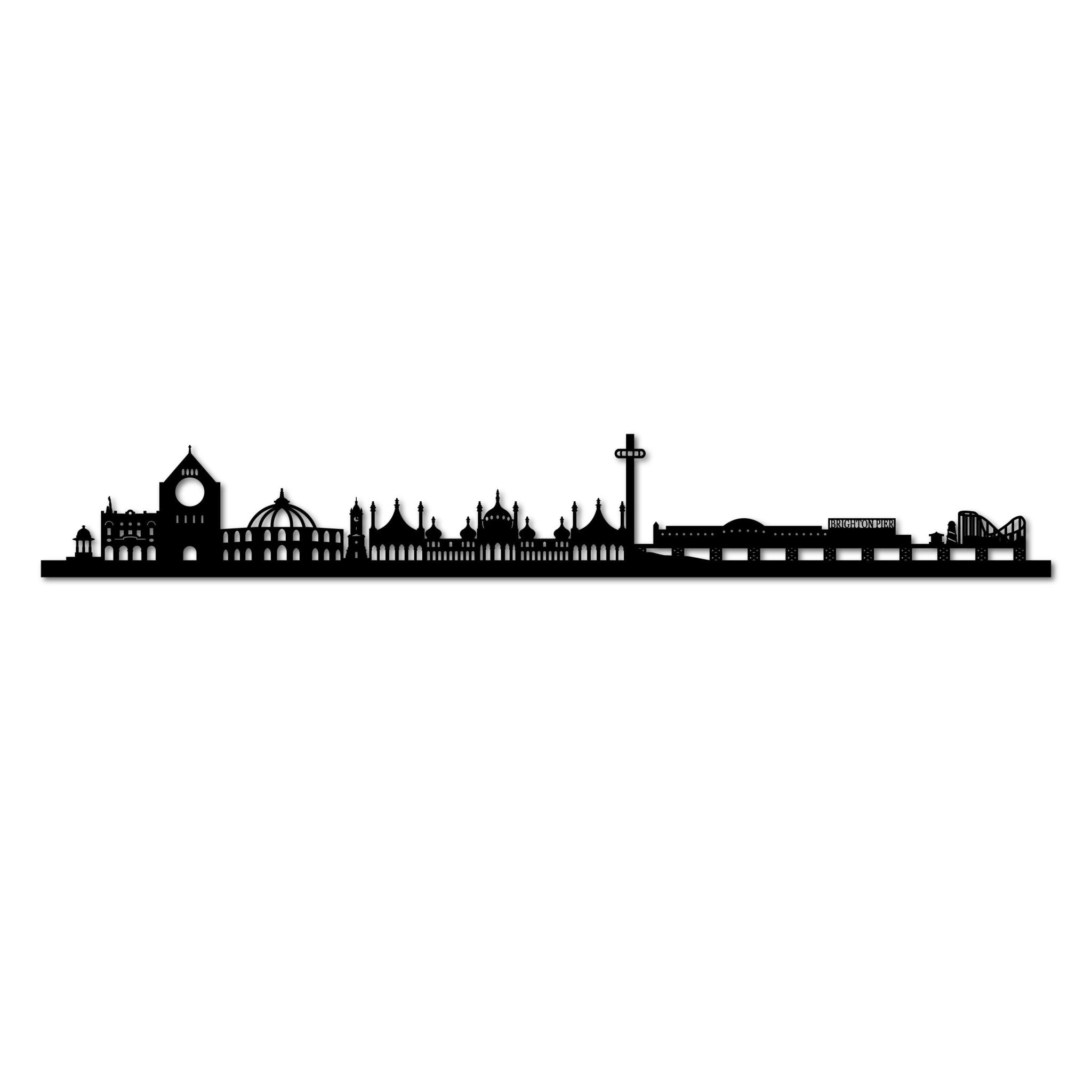 Brighton and Hove - Siluet City Silhouettes SkylineSMBBAHSMBBAHSmall - 23.6 in - 60 cmBlackNo, thank you