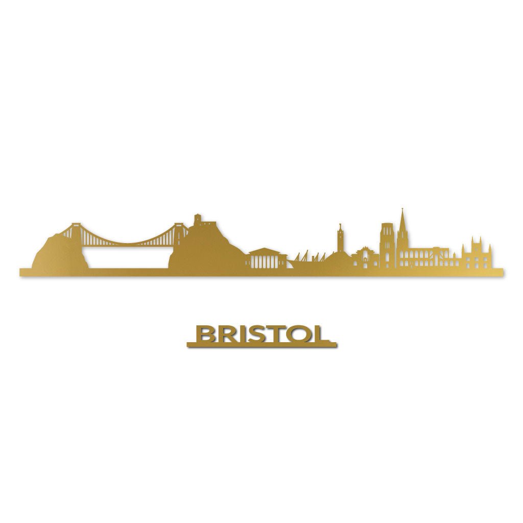 Bristol - Siluet City Silhouettes SkylineSGDBRI - YSGDBRI - YSmall - 23.6 in - 60 cmGoldYes, please