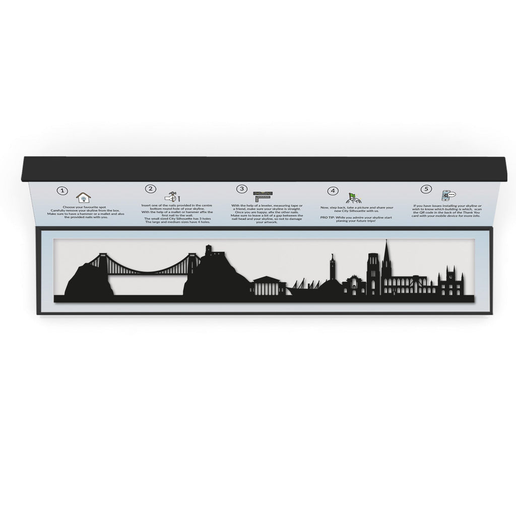 Bristol - Siluet City Silhouettes SkylineSMBBRI - YSMBBRI - YSmall - 23.6 in - 60 cmBlackYes, please