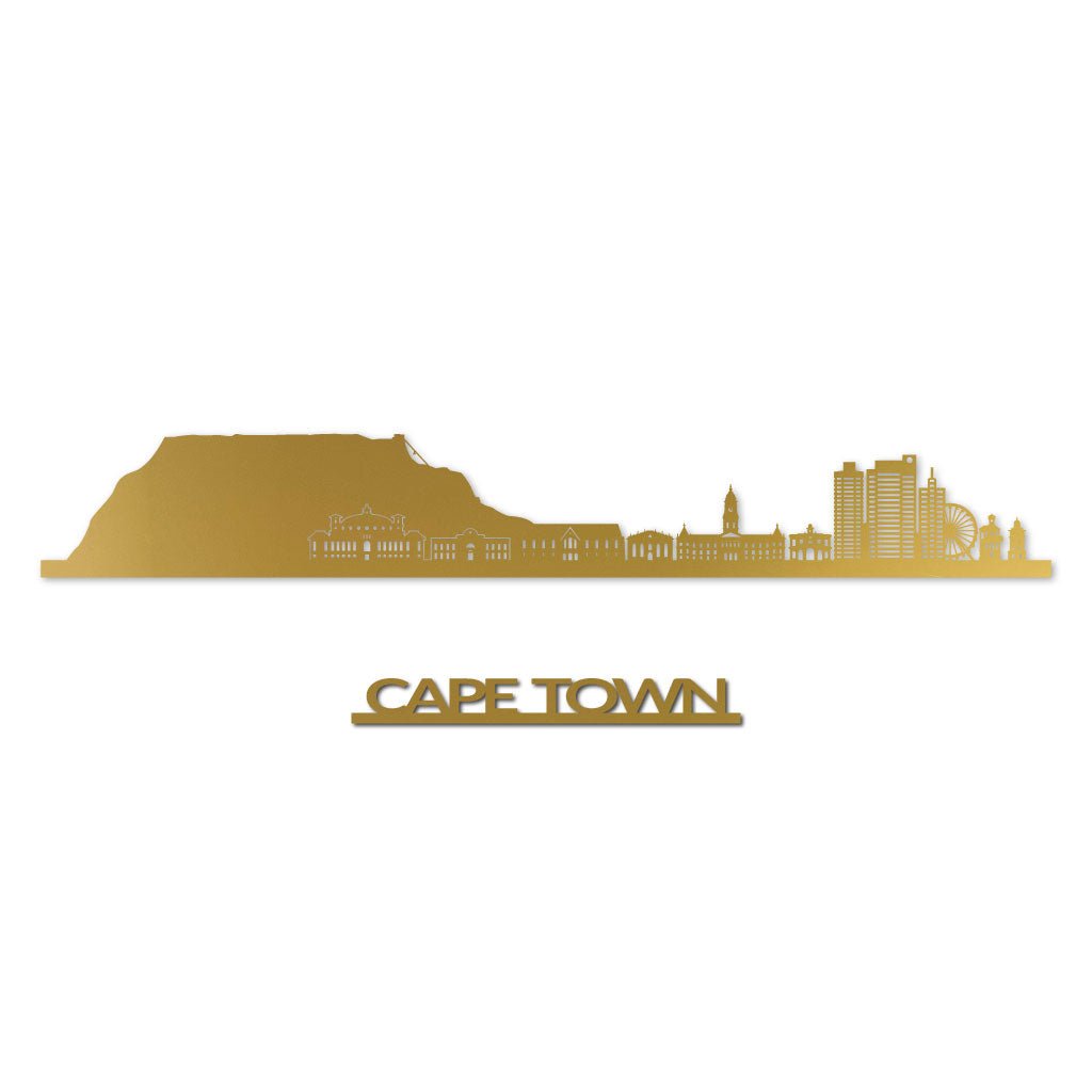 Cape Town - Siluet City Silhouettes SkylineSGDCAP - YSGDCAP - YSmall - 23.6 in - 60 cmGoldYes, please