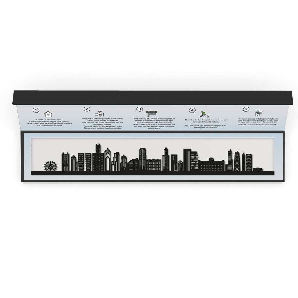 Chicago - Siluet City Silhouettes SkylineSMBCHI - YSMBCHI - YSmall - 23.6 in - 60 cmBlackYes, please