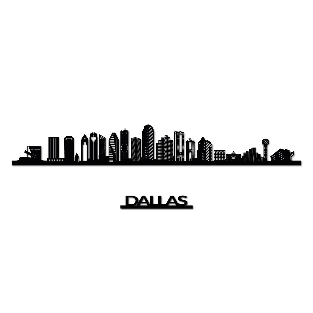Dallas - Siluet City Silhouettes SkylineSMBDTX - YSMBDTX - YSmall - 23.6 in - 60 cmBlackYes, please