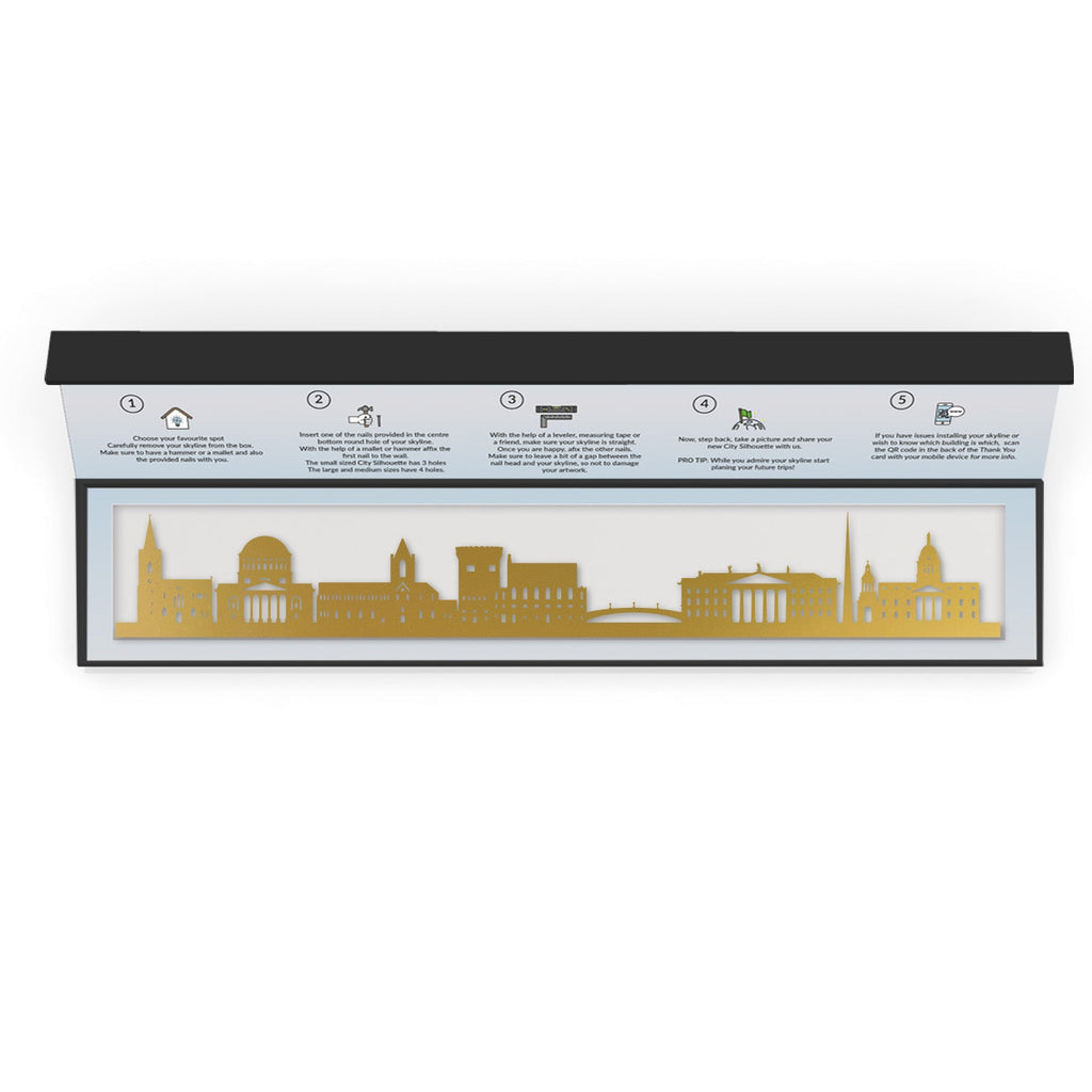 Dublin - Siluet City Silhouettes SkylineSGDDBN - YSGDDBN - YSmall - 23.6 in - 60 cmGoldYes, please