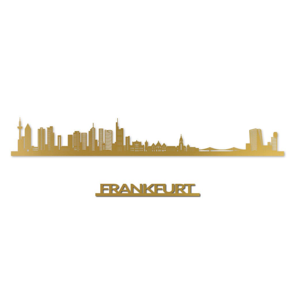 Frankfurt - Siluet City Silhouettes SkylineSGDFRA - YSGDFRA - YSmall - 23.6 in - 60 cmGoldYes, please