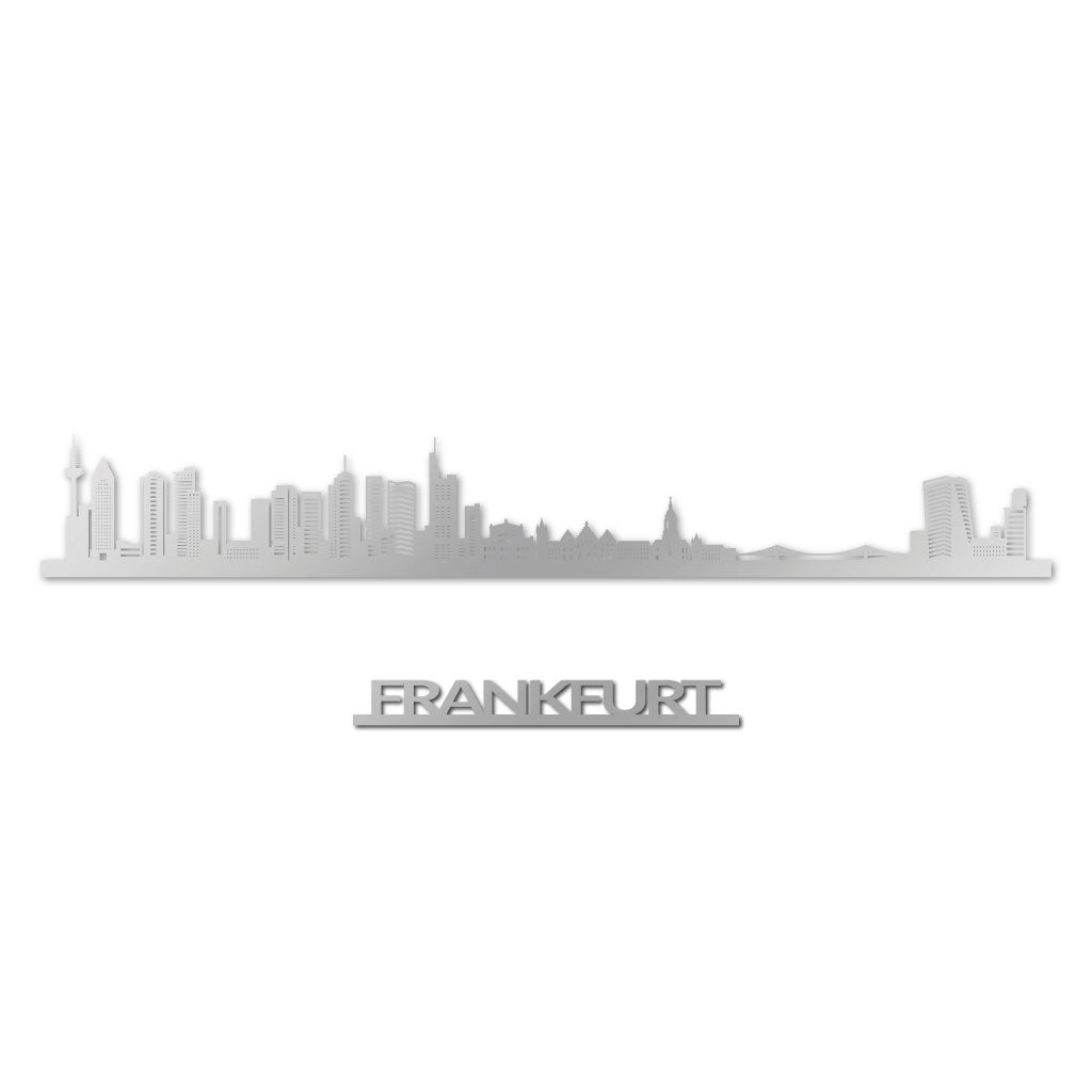 Frankfurt - Siluet City Silhouettes SkylineSSLFRA - YSSLFRA - YSmall - 23.6 in - 60 cmSilverYes, please