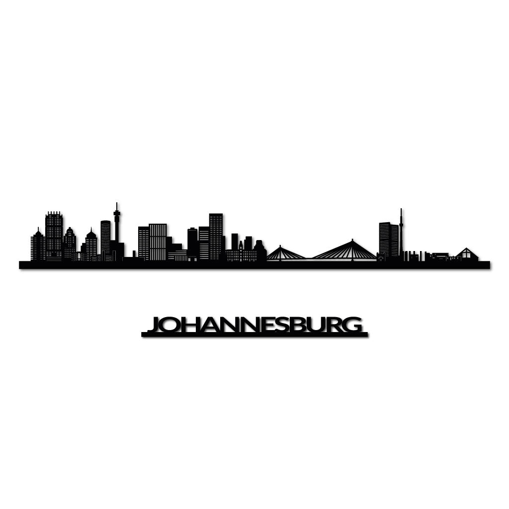 Johannesburg - Siluet City Silhouettes SkylineSMBJOH - YSMBJOH - YSmall - 23.6 in - 60 cmBlackYes, please