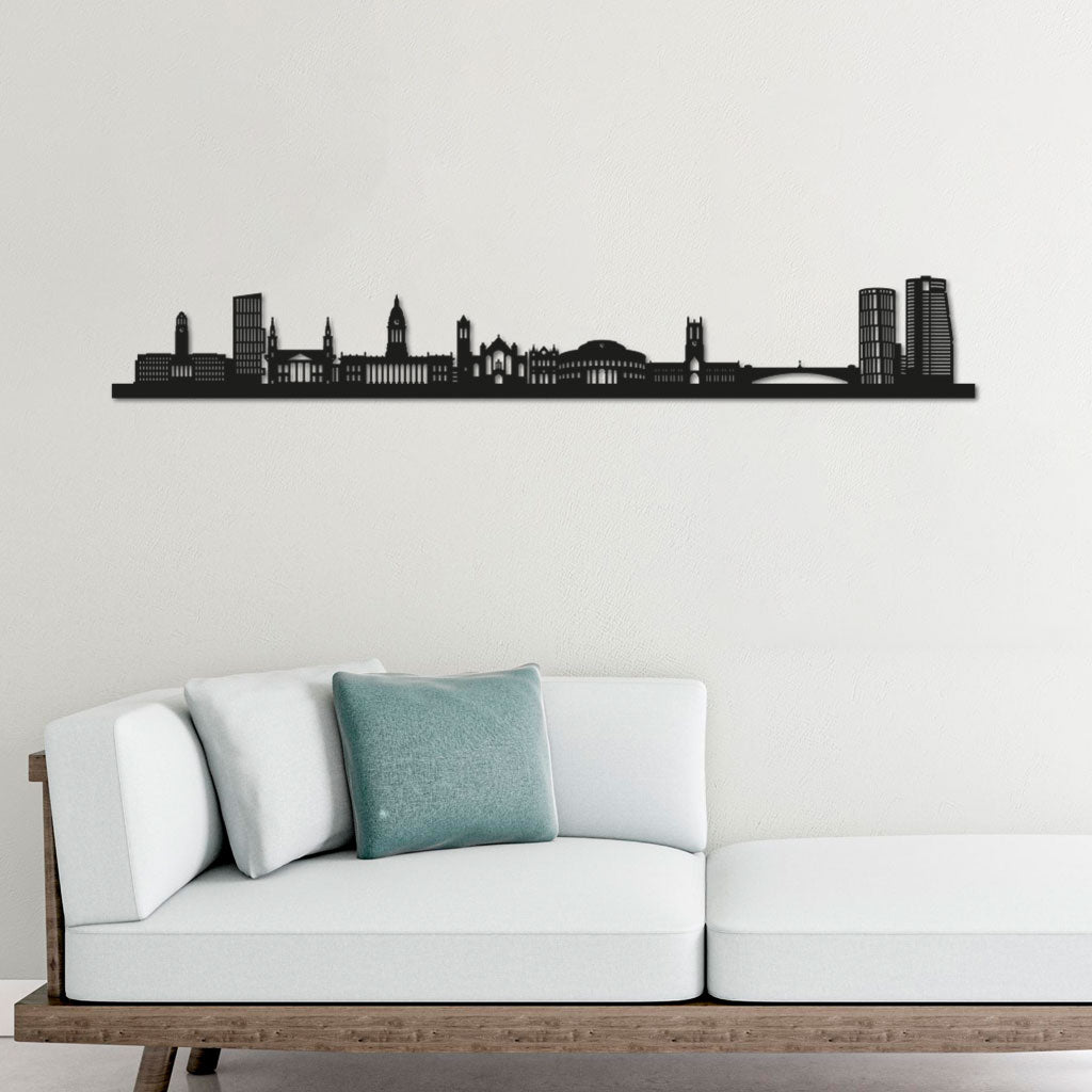 Leeds - Siluet City Silhouettes SkylineSMBLEESMBLEESmall - 23.6 in - 60 cmBlackNo, thank you
