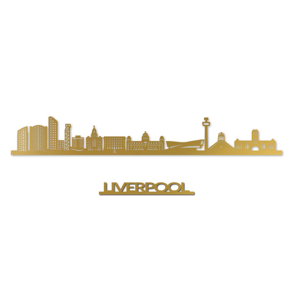 Liverpool - Siluet City Silhouettes SkylineSGDLIV - YSGDLIV - YSmall - 23.6 in - 60 cmGoldYes, please