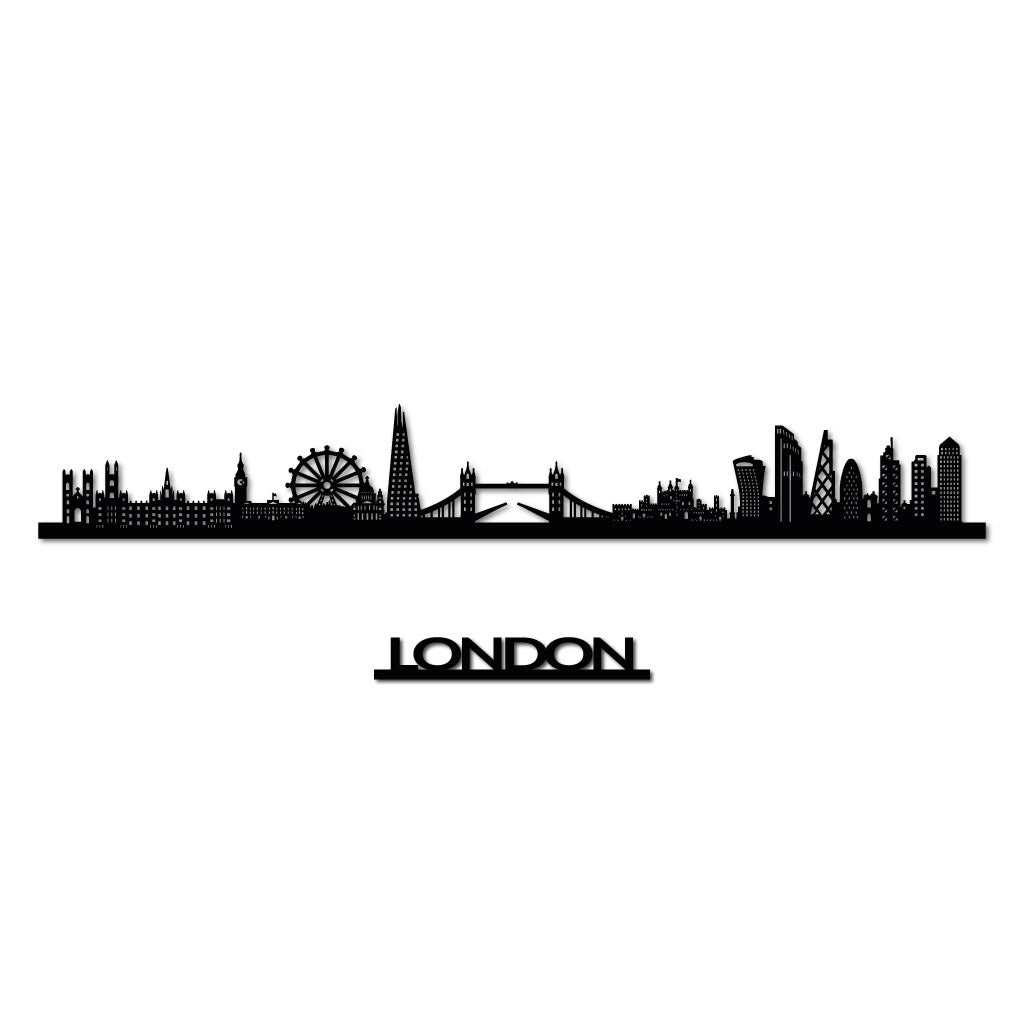 London - Siluet City Silhouettes SkylineSMBLON - YSMBLON - YSmall - 23.6 in - 60 cmBlackYes, please