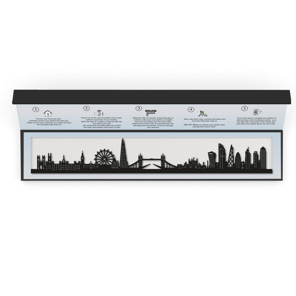 London - Siluet City Silhouettes SkylineSMBLON - YSMBLON - YSmall - 23.6 in - 60 cmBlackYes, please