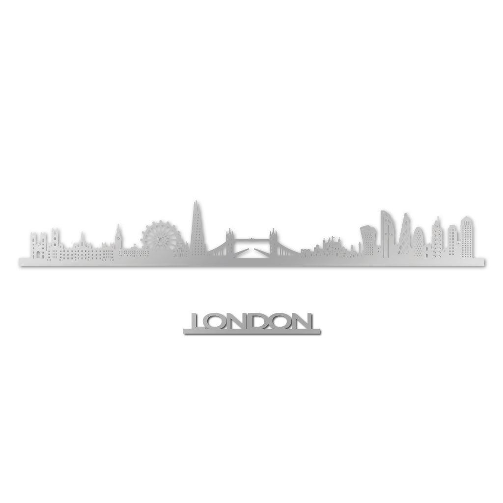 London - Siluet City Silhouettes SkylineSSLLON - YSSLLON - YSmall - 23.6 in - 60 cmSilverYes, please