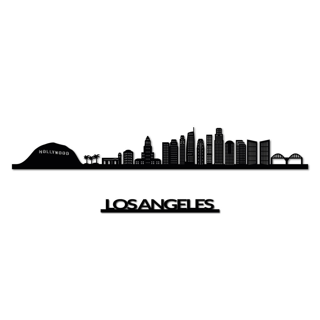 Los Angeles - Siluet City Silhouettes SkylineSMBLOS - YSMBLOS - YSmall - 23.6 in - 60 cmBlackYes, please