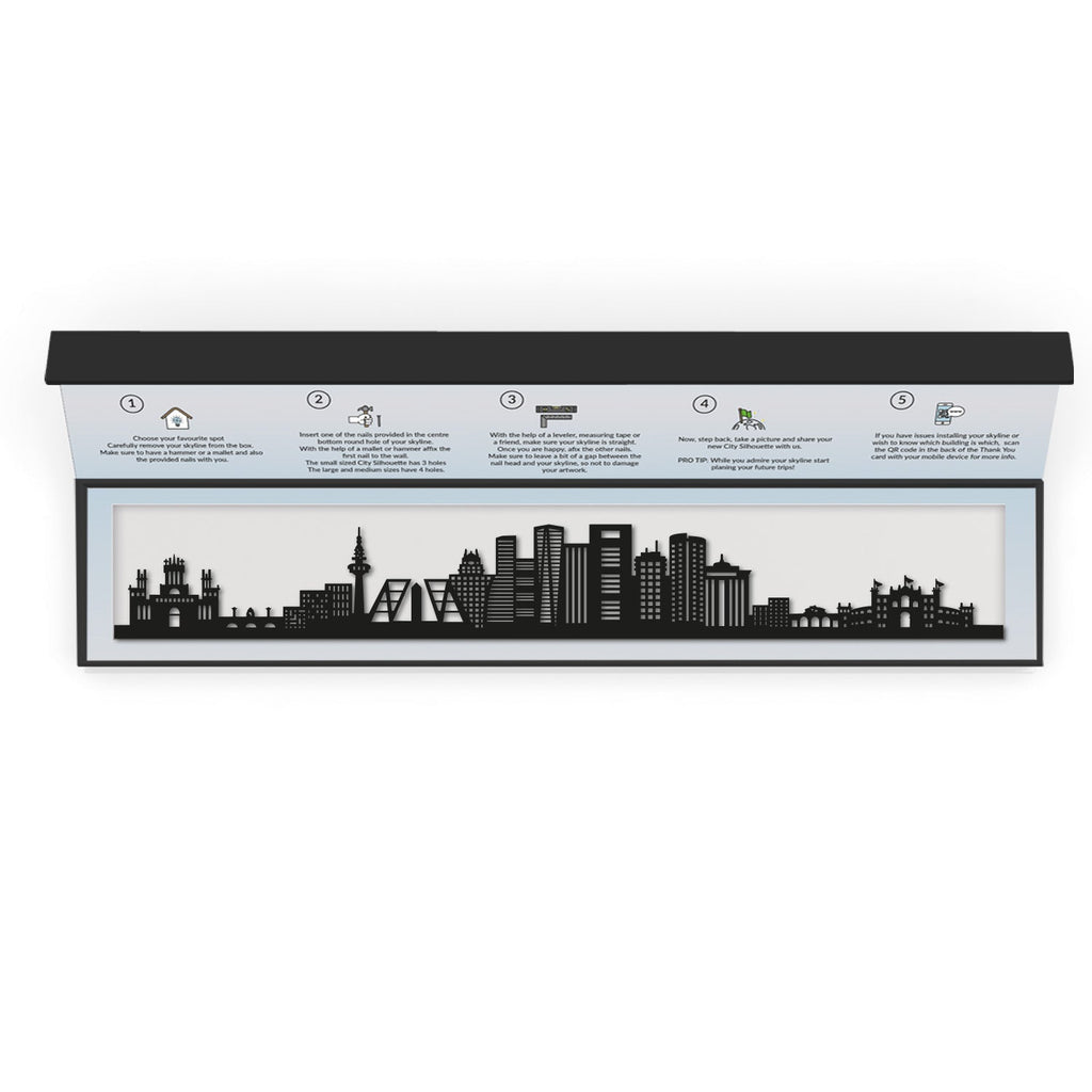 Madrid - Siluet City Silhouettes SkylineSMBMAD - YSMBMAD - YSmall - 23.6 in - 60 cmBlackYes, please