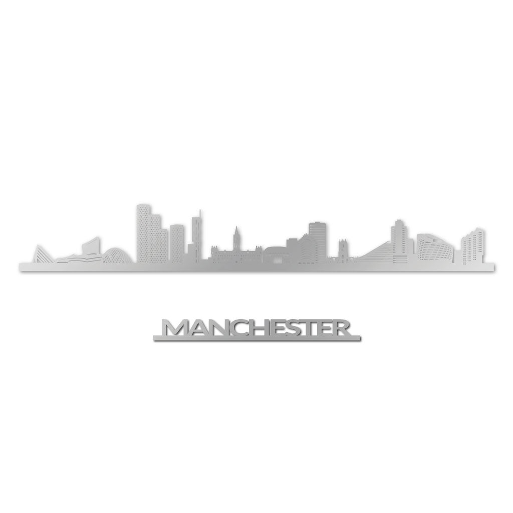 Manchester - Siluet City Silhouettes SkylineSSLMAN - YSSLMAN - YSmall - 23.6 in - 60 cmSilverYes, please