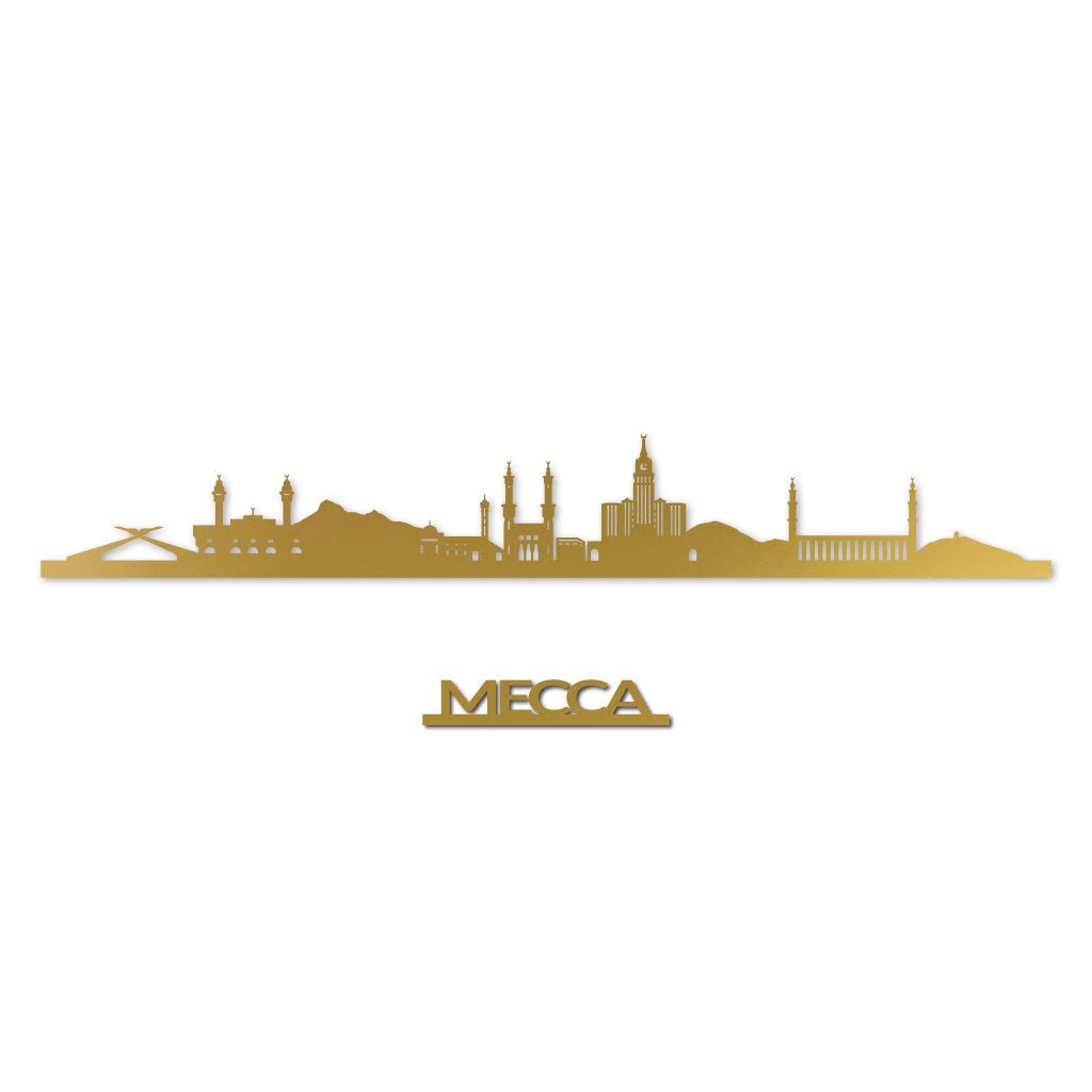 Mecca - Siluet City Silhouettes SkylineSGDMEC - YSGDMEC - YSmall - 23.6 in - 60 cmGoldYes, please
