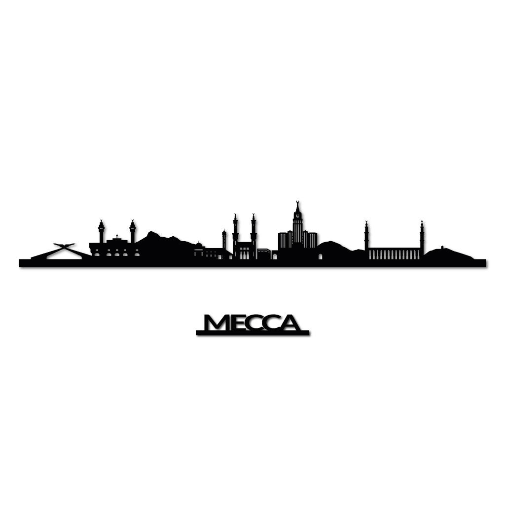 Mecca - Siluet City Silhouettes SkylineSMBMEC - YSMBMEC - YSmall - 23.6 in - 60 cmBlackYes, please