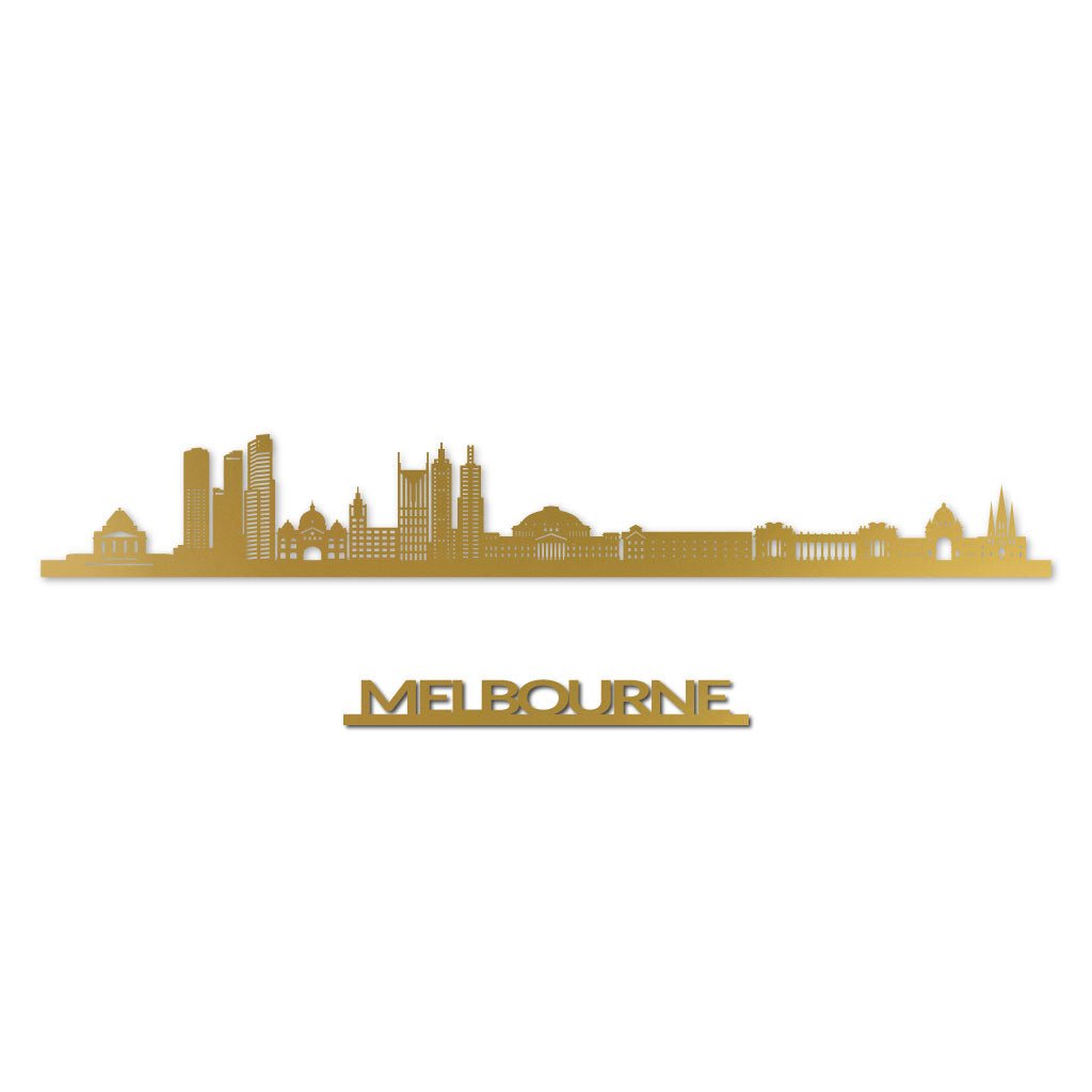 Melbourne - Siluet City Silhouettes SkylineSGDMEL - YSGDMEL - YSmall - 23.6 in - 60 cmGoldYes, please