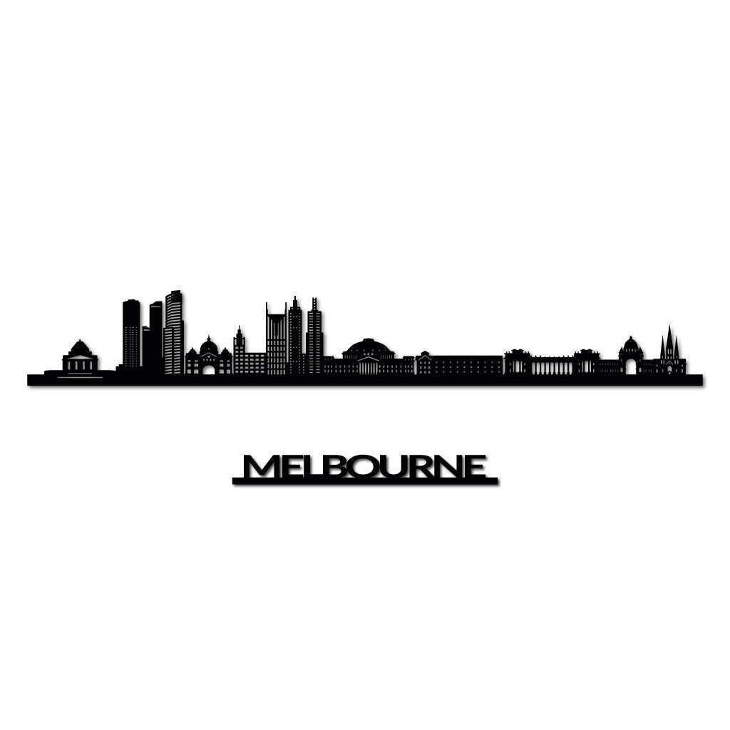 Melbourne - Siluet City Silhouettes SkylineSMBMEL - YSMBMEL - YSmall - 23.6 in - 60 cmBlackYes, please