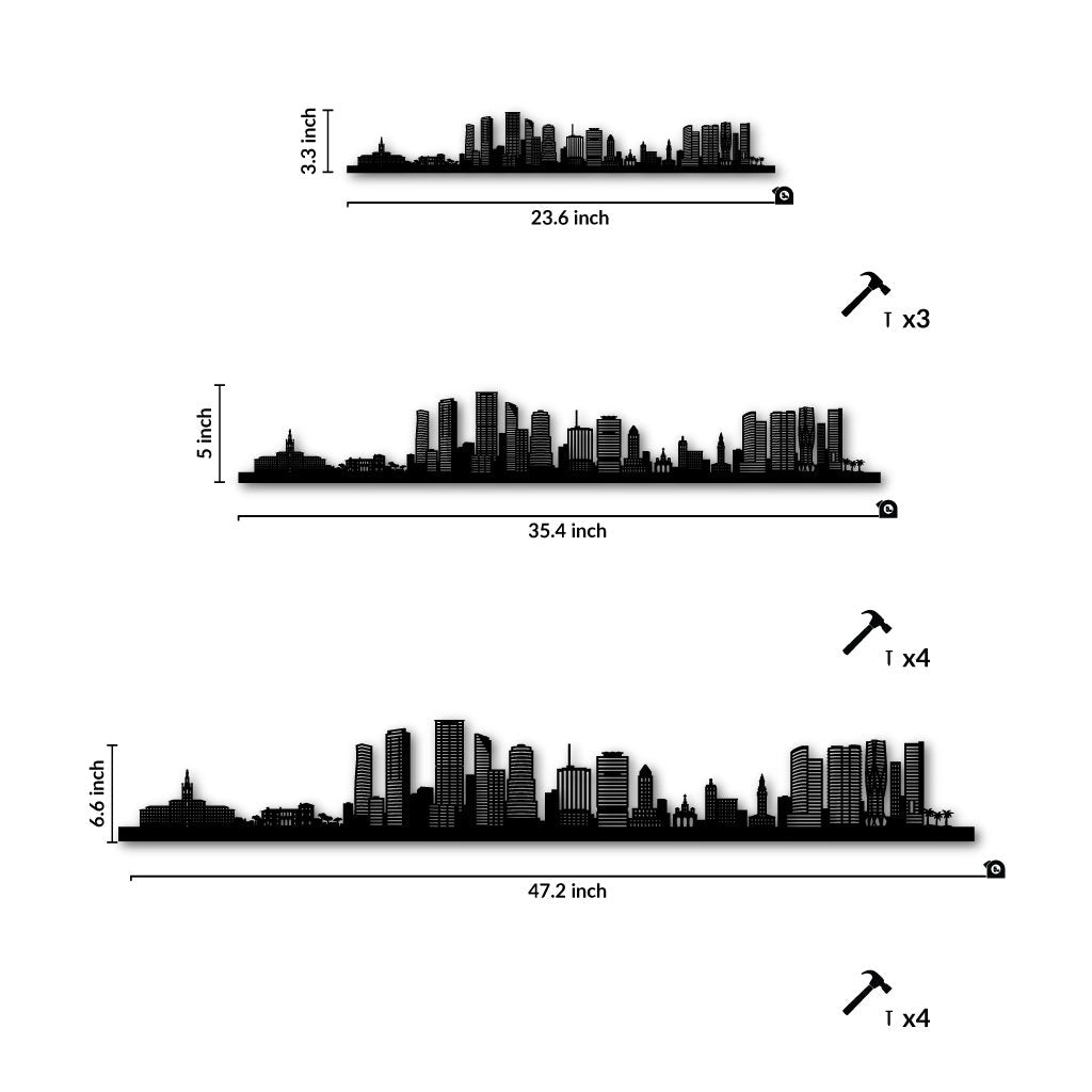 Miami - Siluet City Silhouettes SSLMIA - YSSLMIA - YSmall - 23.6 in - 60 cmSilverYes, please
