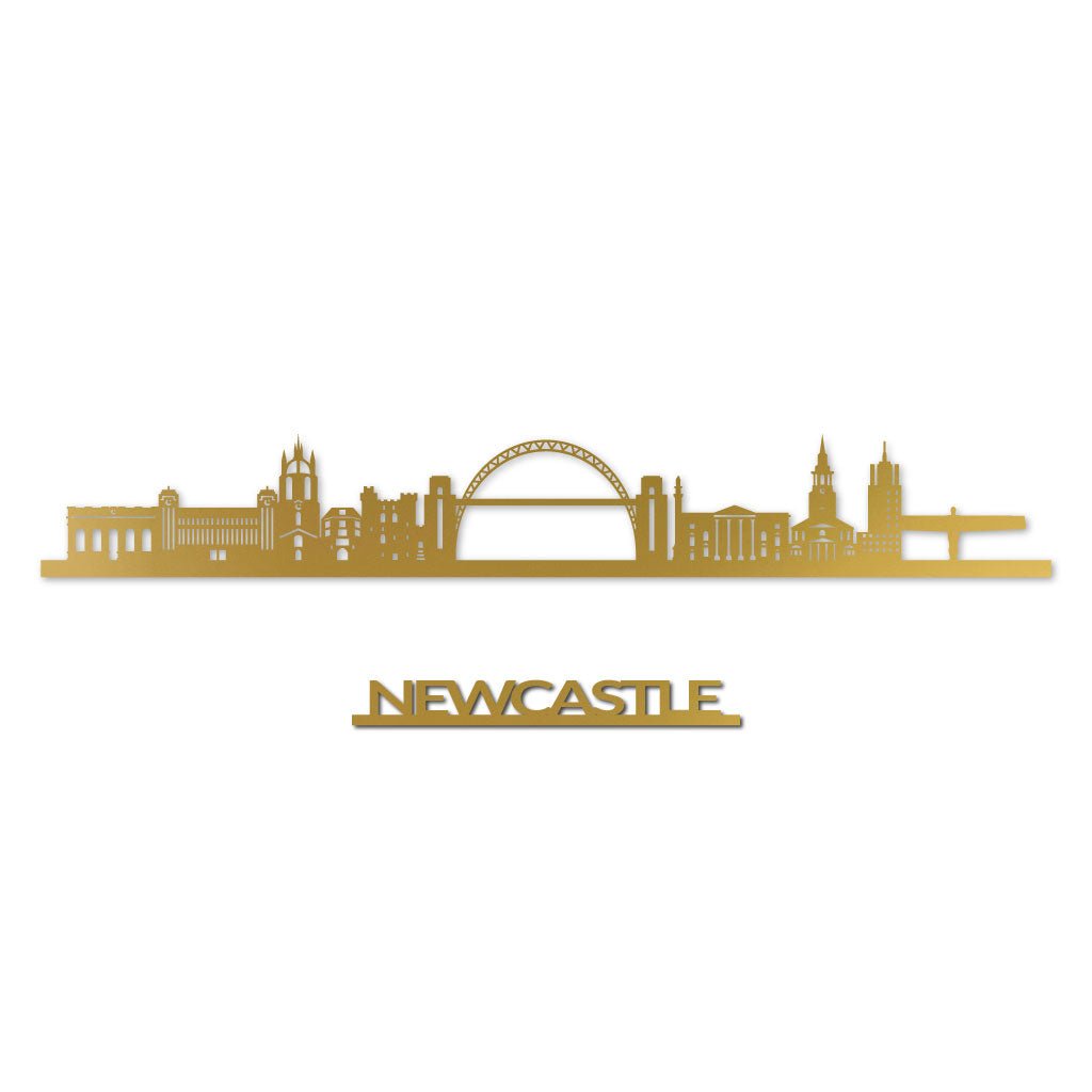 Newcastle - Siluet City Silhouettes SkylineSGDNCE - YSGDNCE - YSmall - 23.6 in - 60 cmGoldYes, please