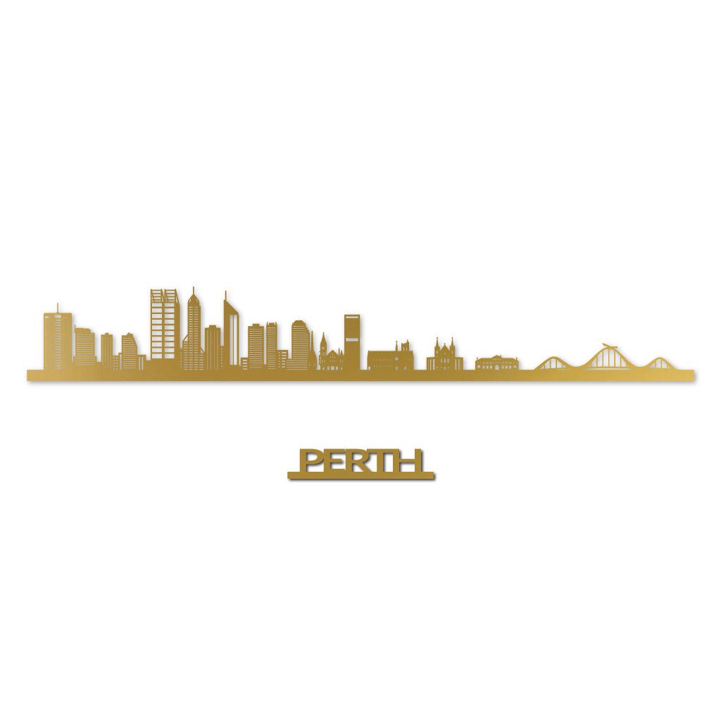 Perth - Siluet City Silhouettes SkylineSGDPER - YSGDPER - YSmall - 23.6 in - 60 cmGoldYes, please