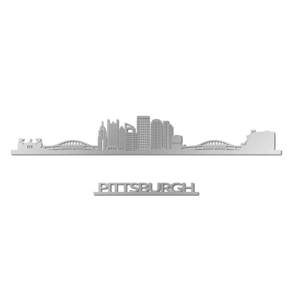 Pittsburgh - Siluet City Silhouettes SkylineSMBPIT - YSMBPIT - YSmall - 23.6 in - 60 cmBlackYes, please