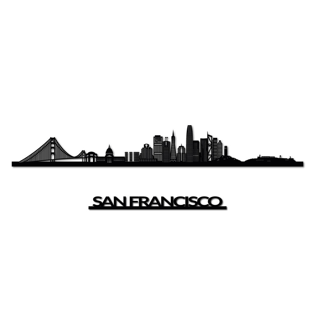 San Francisco - Siluet City Silhouettes SkylineSMBSAN - YSMBSAN - YSmall - 23.6 in - 60 cmBlackYes, please