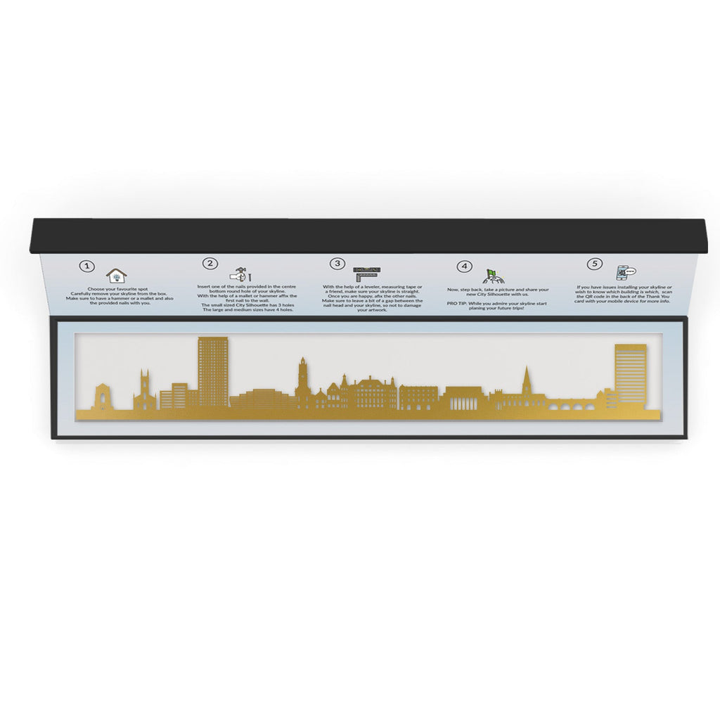Sheffield - Siluet City Silhouettes SkylineSGDSHE - YSGDSHE - YSmall - 23.6 in - 60 cmGoldYes, please