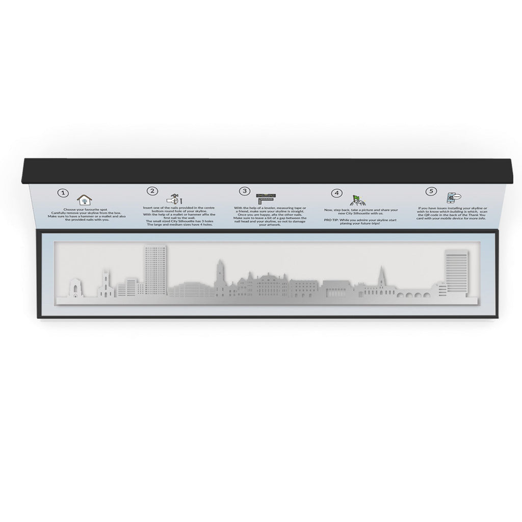 Sheffield - Siluet City Silhouettes SkylineSSLSHE - YSSLSHE - YSmall - 23.6 in - 60 cmSilverYes, please