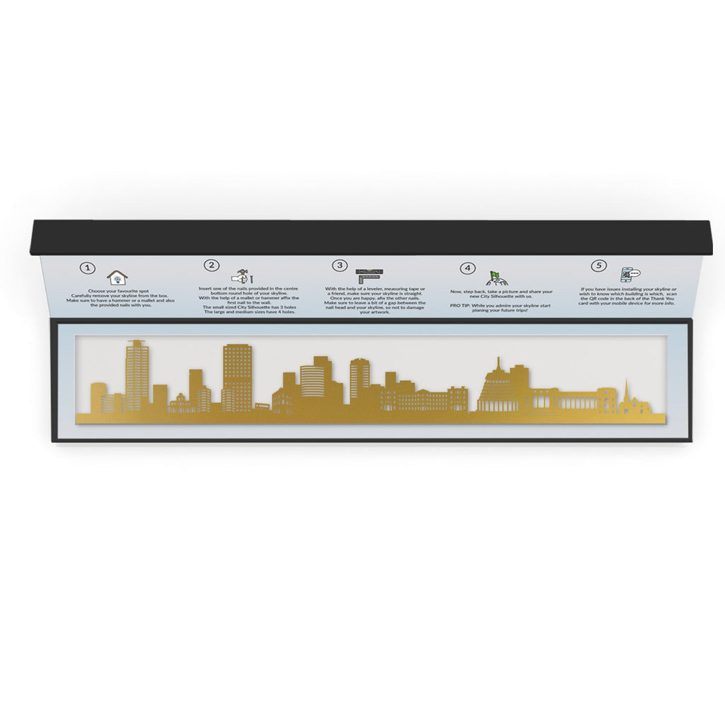 Wellington - Siluet City Silhouettes SkylineSGDWEL - YSGDWEL - YSmall - 23.6 in - 60 cmGoldYes, please