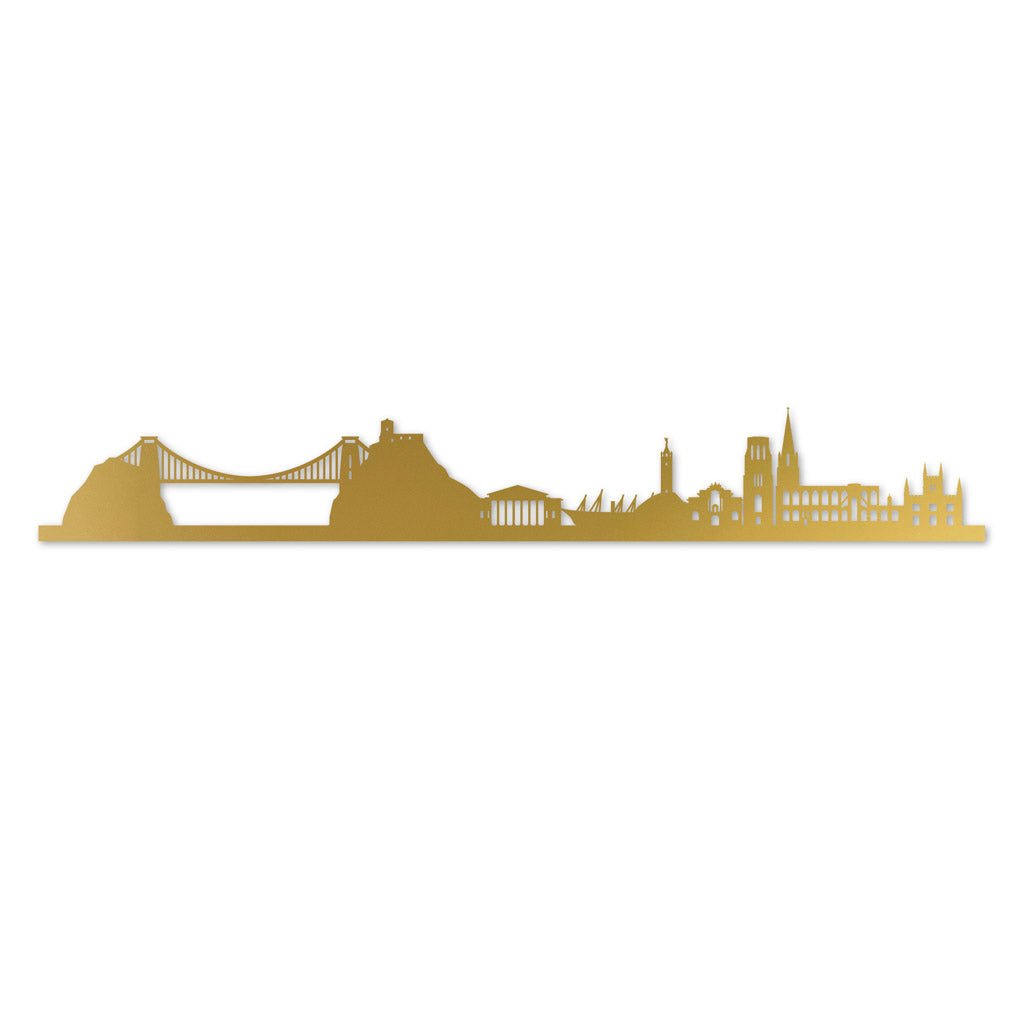 Bristol - Siluet City Silhouettes SkylineSGDBRISGDBRISmall - 23.6 in - 60 cmGoldNo, thank you